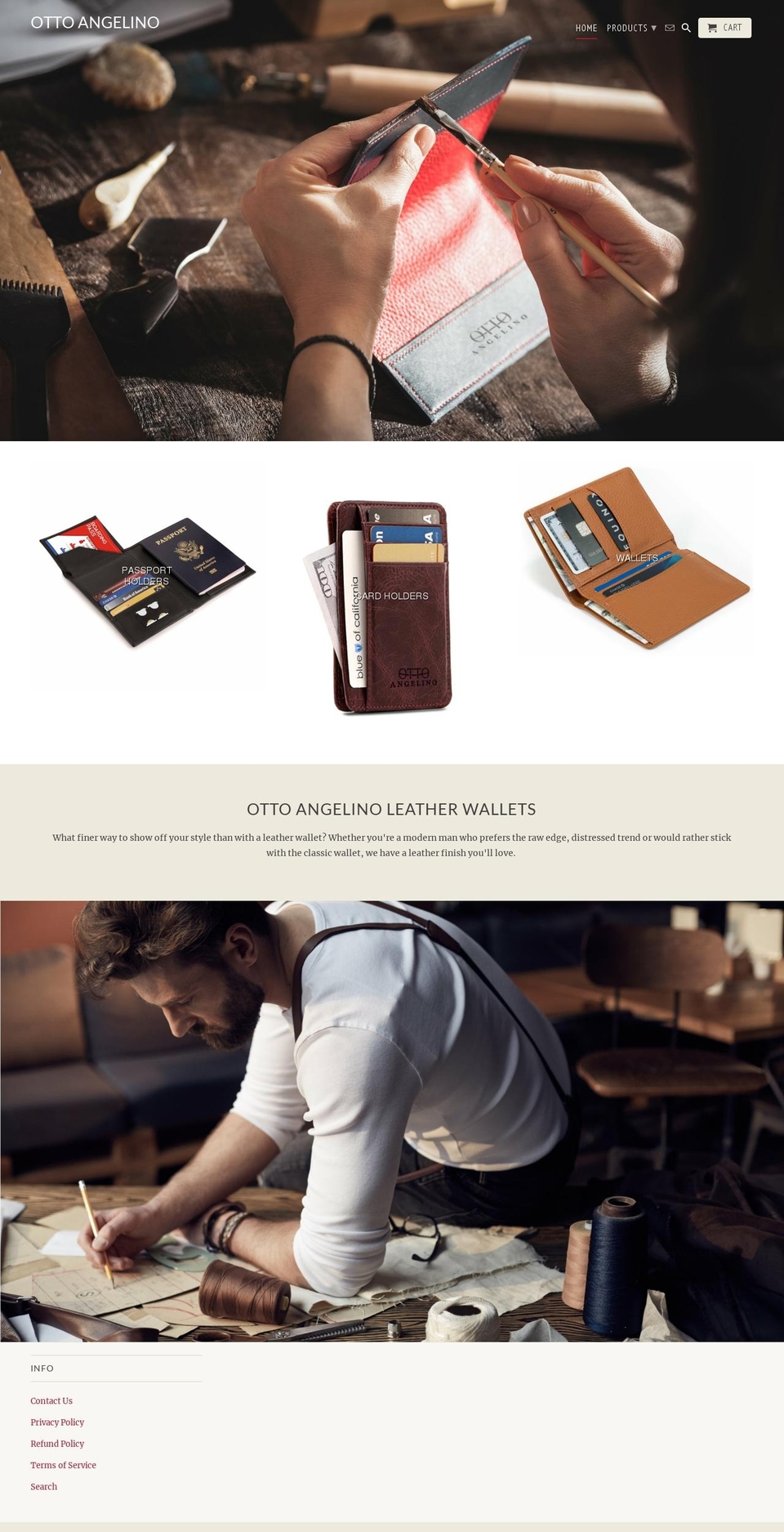 ottoangelino.com shopify website screenshot