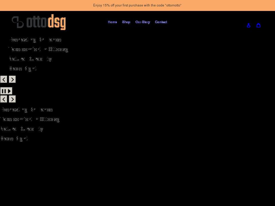 ottodsg.com shopify website screenshot