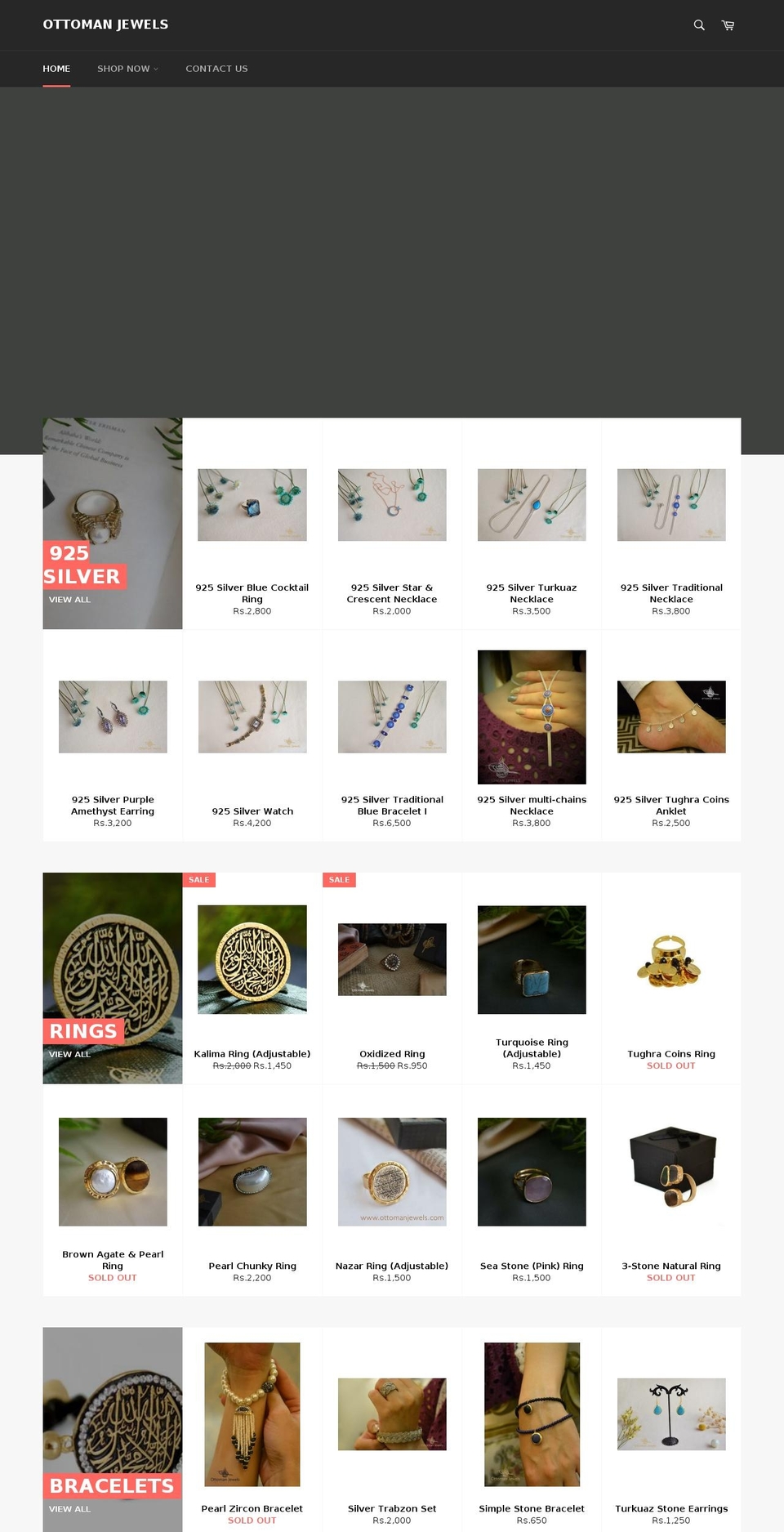 ottomanjewels.com shopify website screenshot