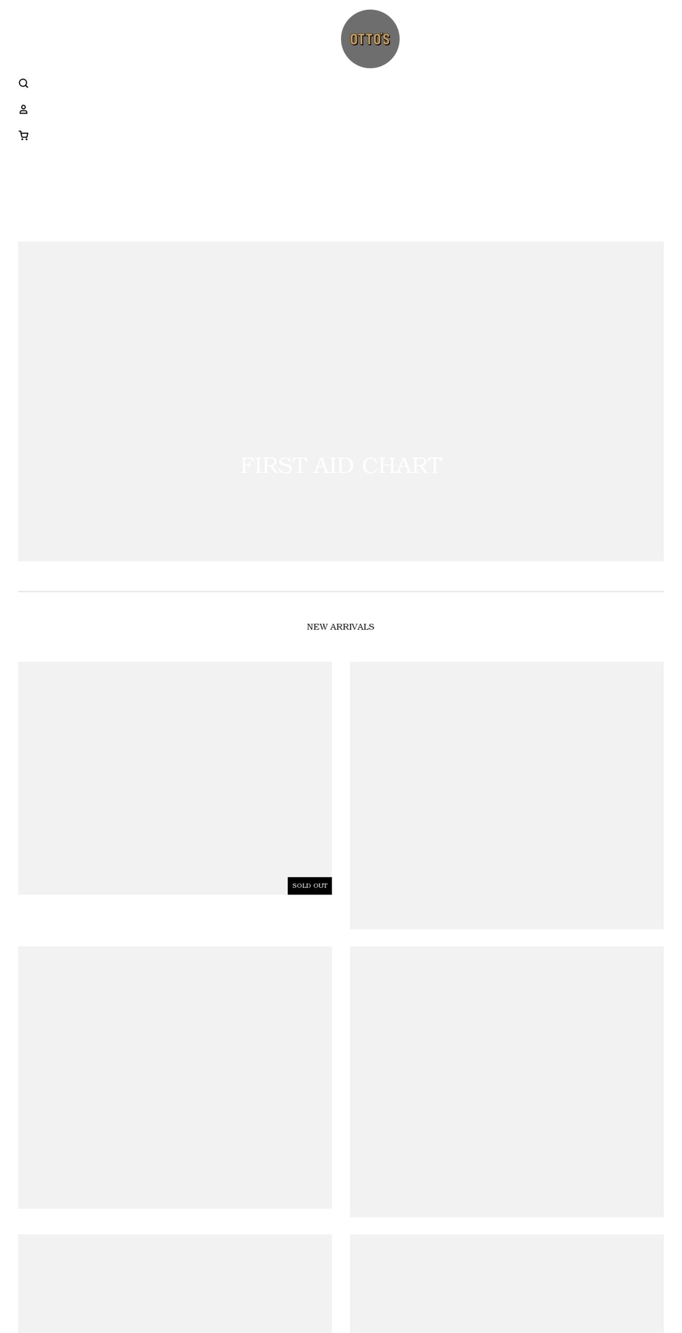 ottosantiques.com shopify website screenshot