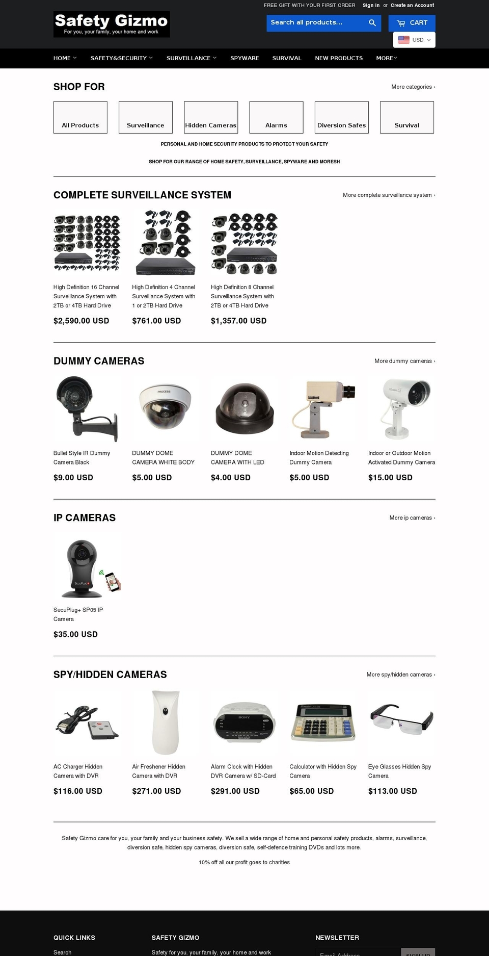 ottoswebshop.com — Shopify storefront screenshot