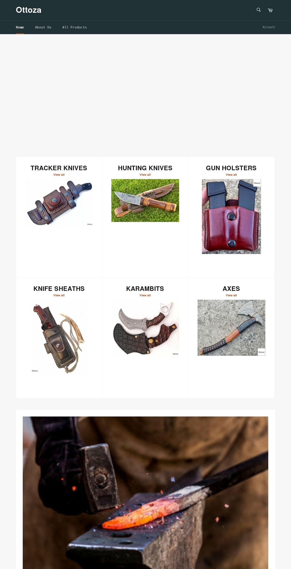 ottoza.com shopify website screenshot