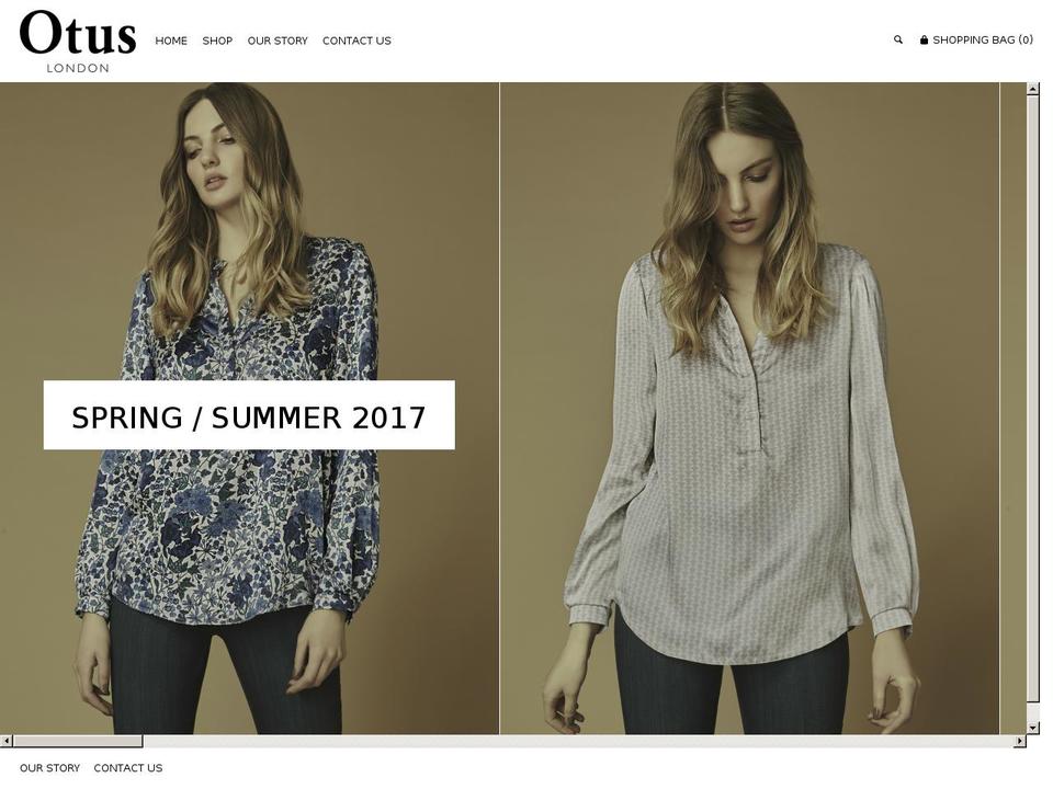 otuslondon.com shopify website screenshot