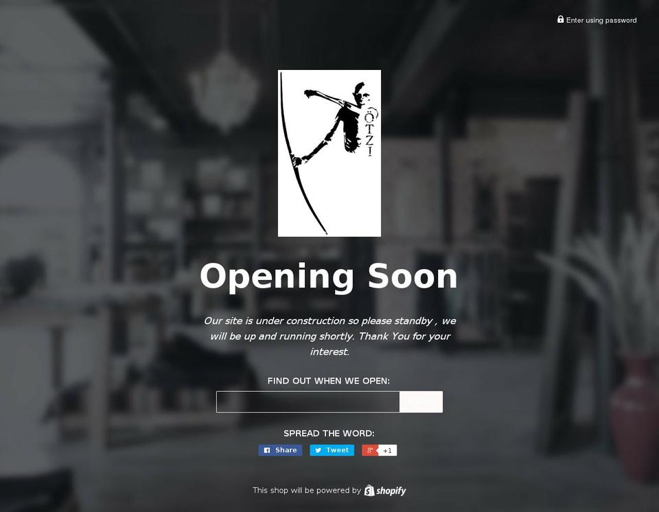 otziadventure.com — Shopify storefront screenshot