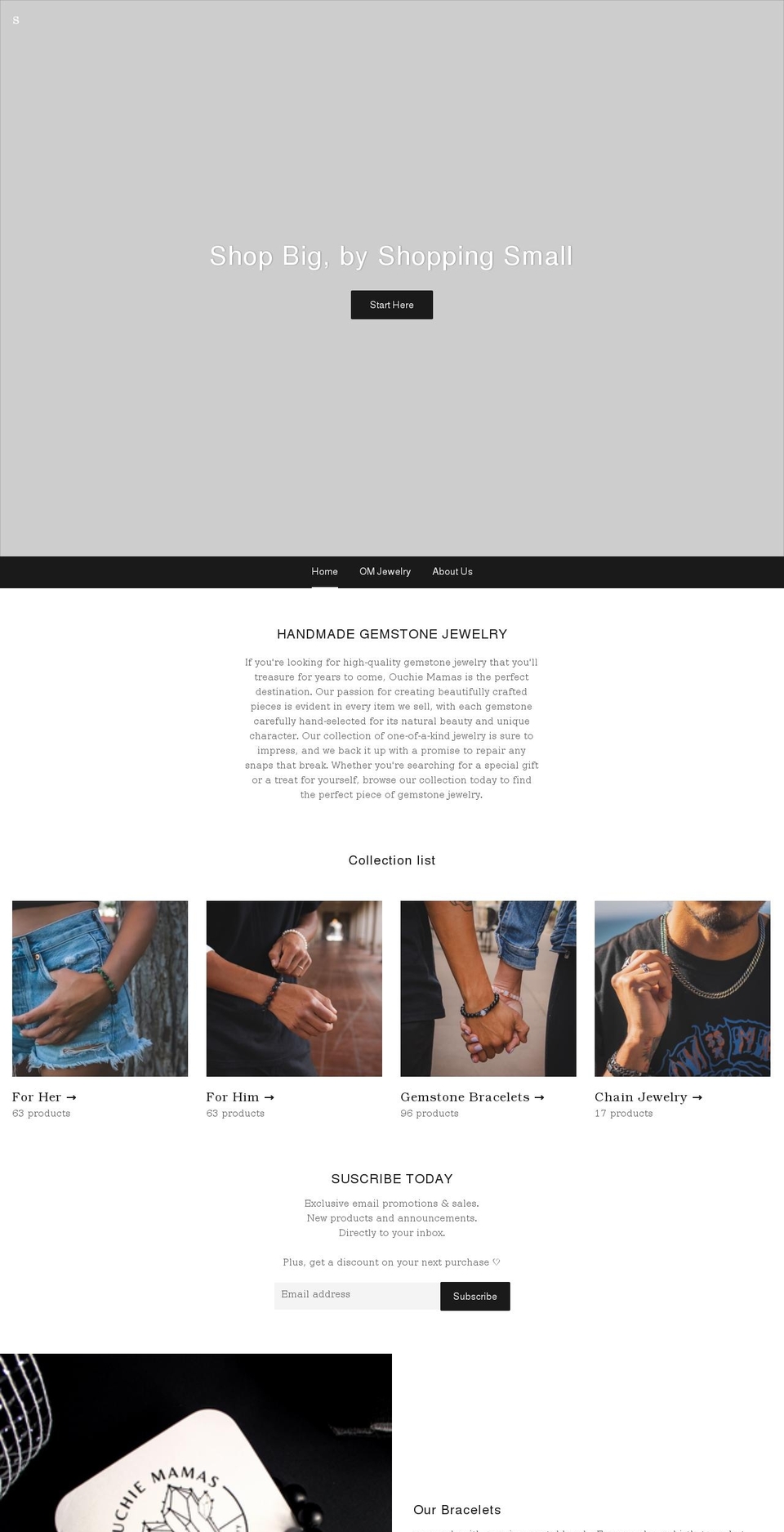ouchiemamas.com shopify website screenshot