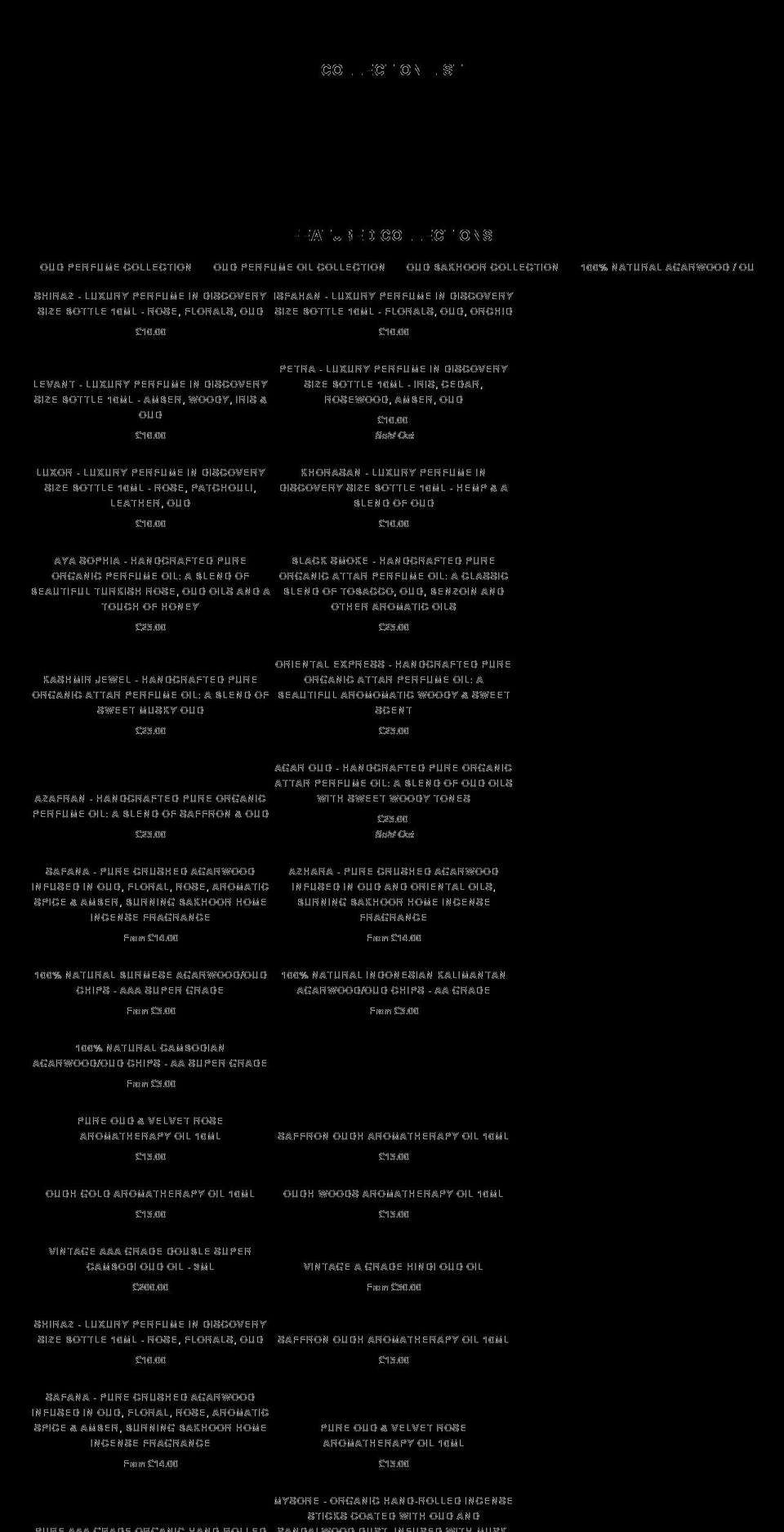 oudhrafan.com shopify website screenshot