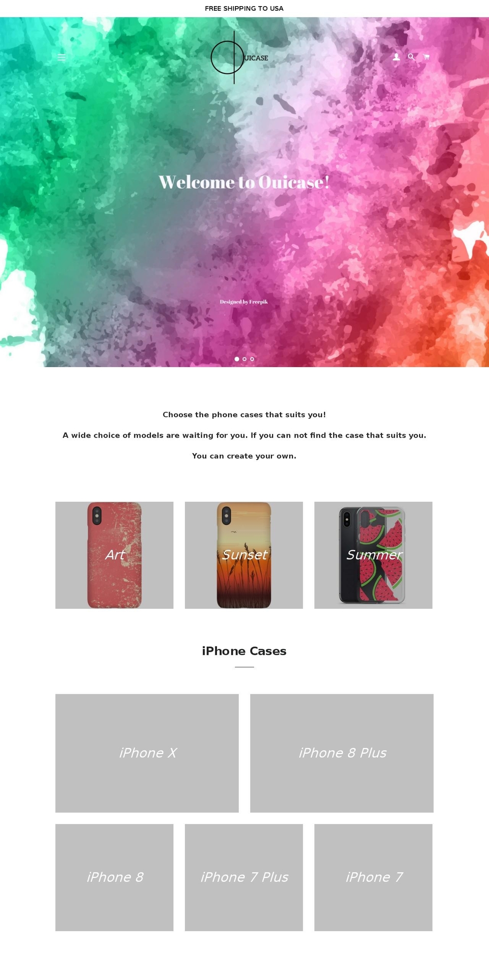 ouicase.com — Shopify storefront screenshot