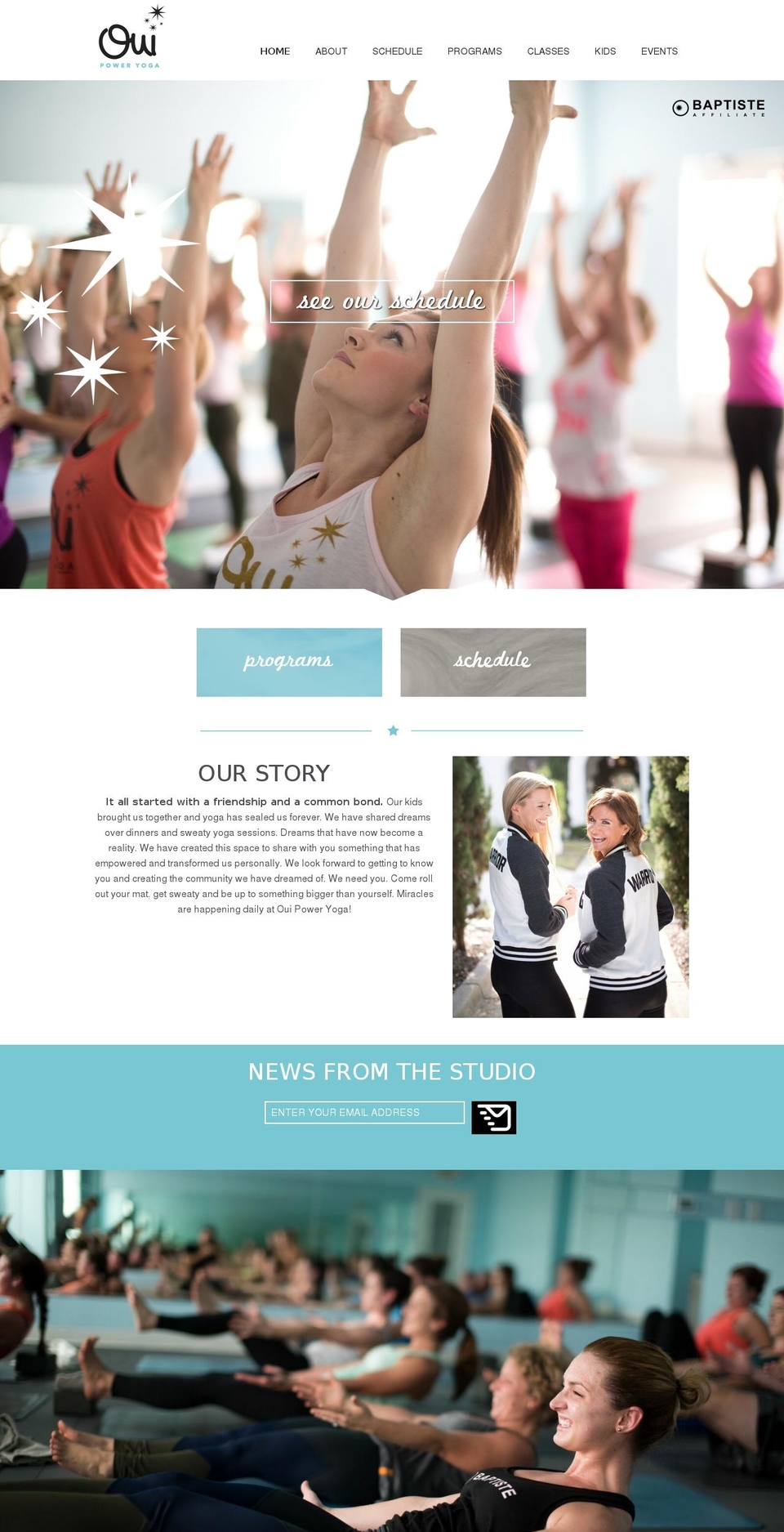 Kitsilano 21 ( Active ) Shopify theme site example ouipoweryoga.com