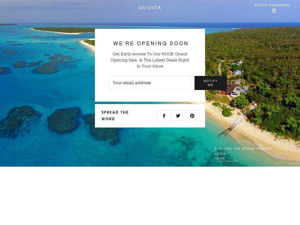 ouivita.com — Shopify storefront screenshot