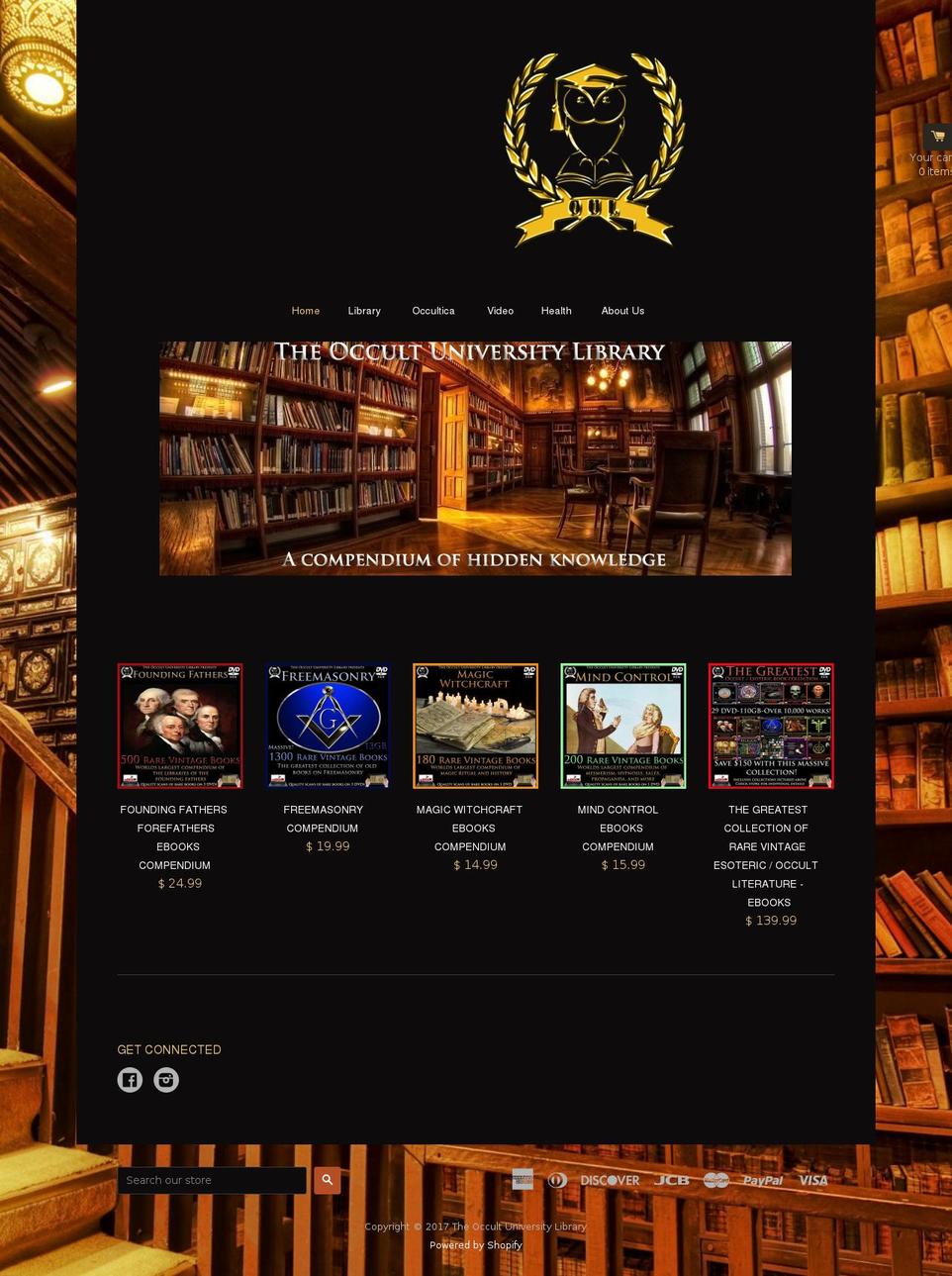 oulbooks.com shopify website screenshot