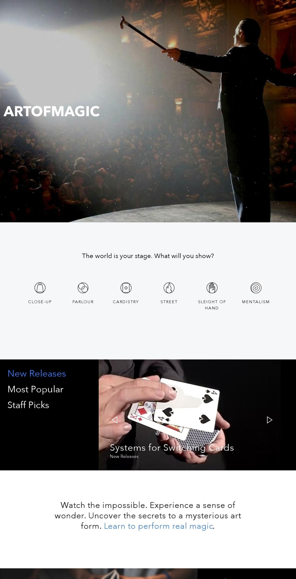our-magic.com shopify website screenshot