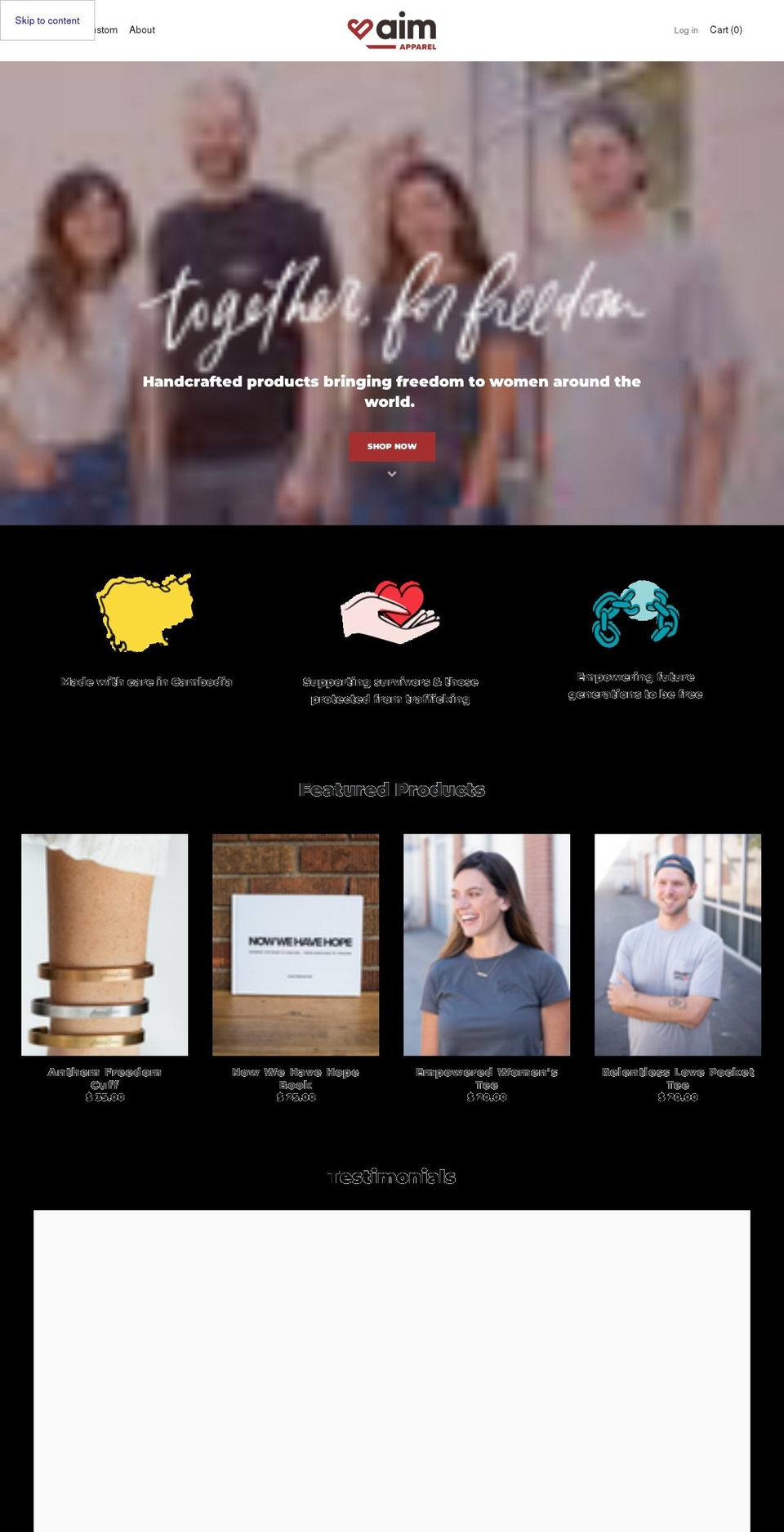ouranthem.com shopify website screenshot