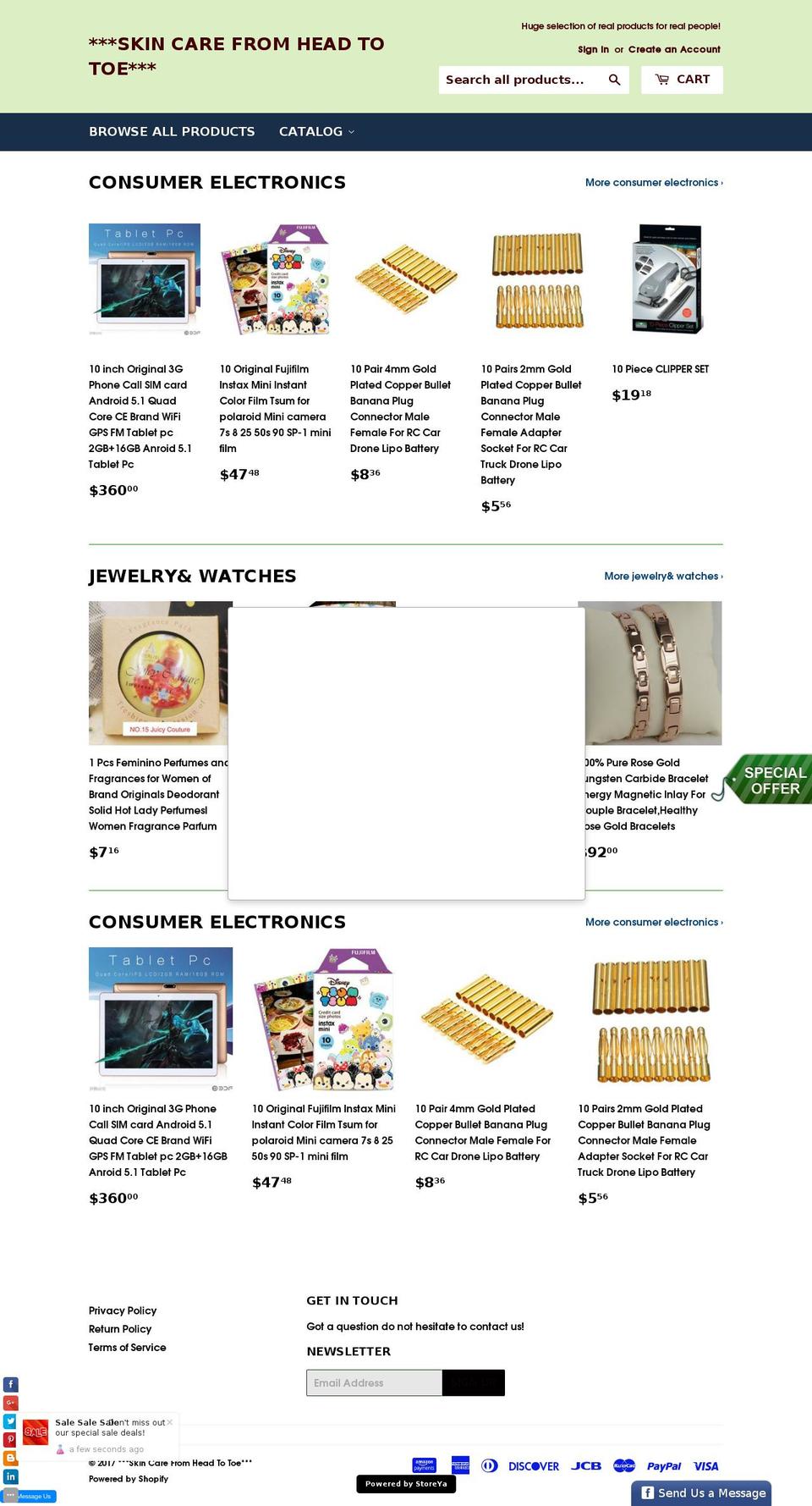 ourbargainshop.com shopify website screenshot