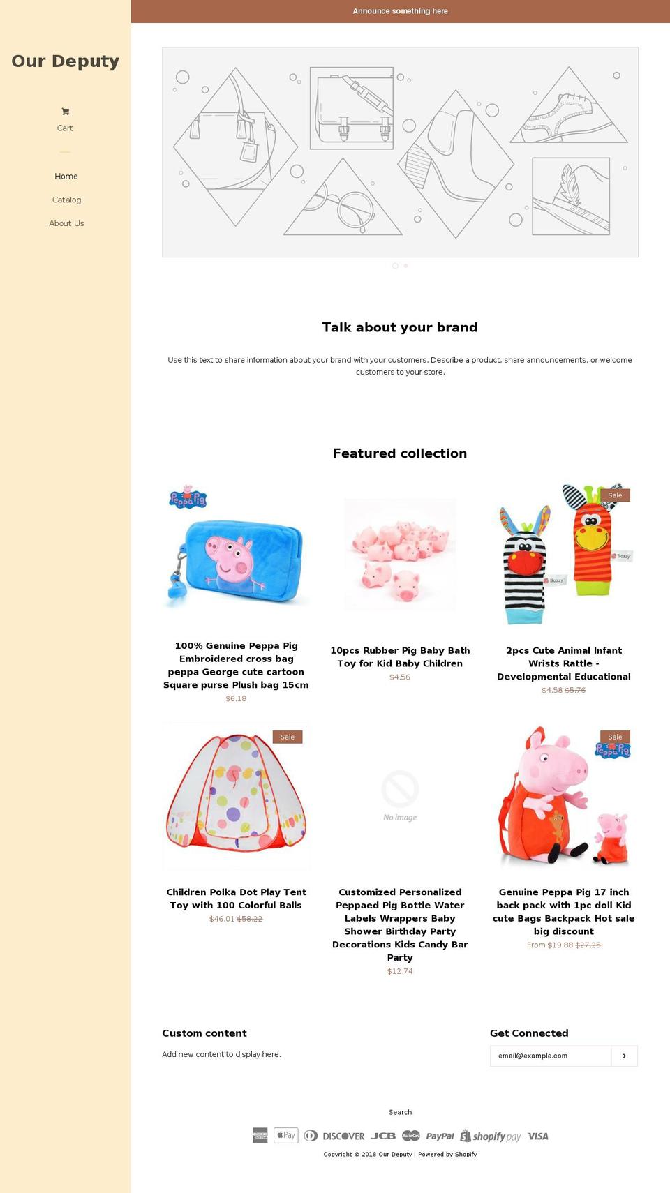 ourdeputy.com — Shopify storefront screenshot