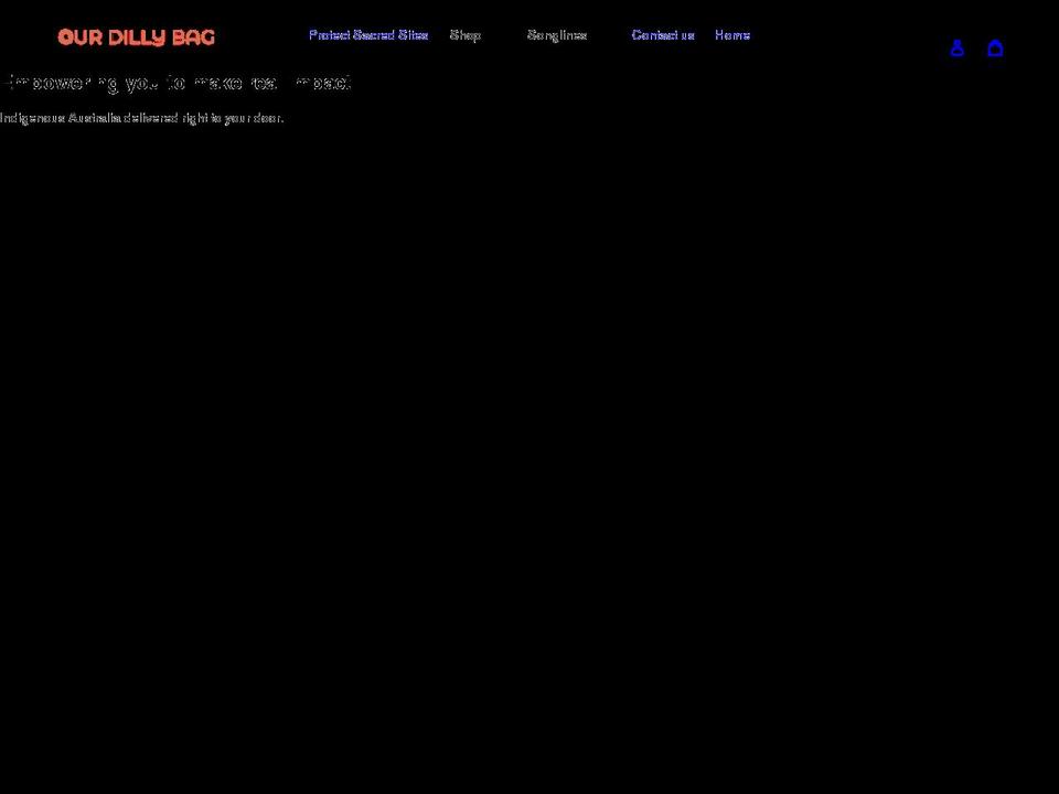 ourdillybag.com.au shopify website screenshot