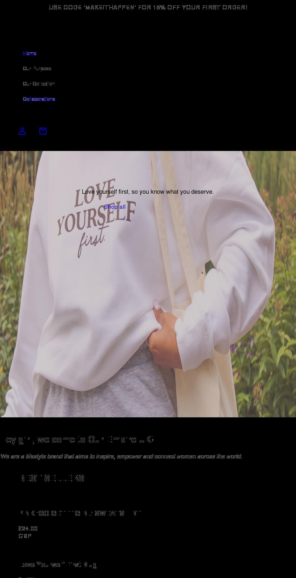 ourempireuk.com shopify website screenshot