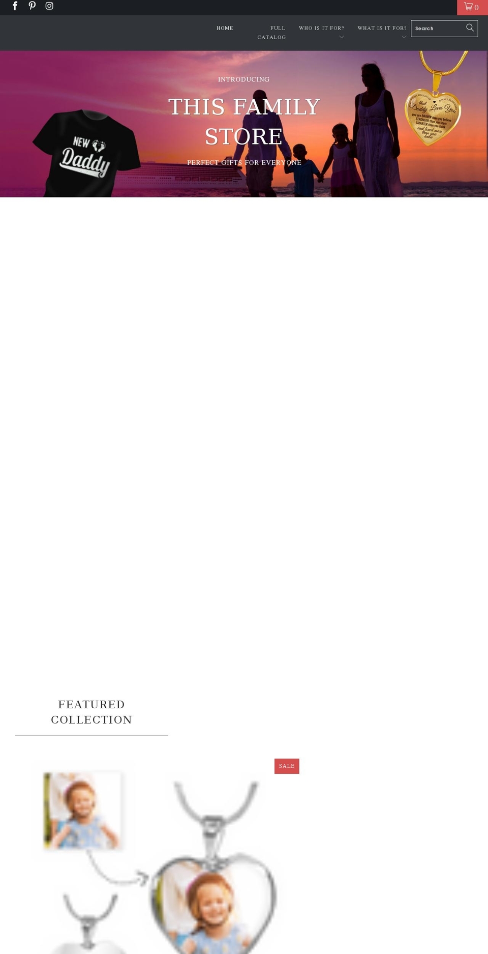ourfamilystore.com shopify website screenshot