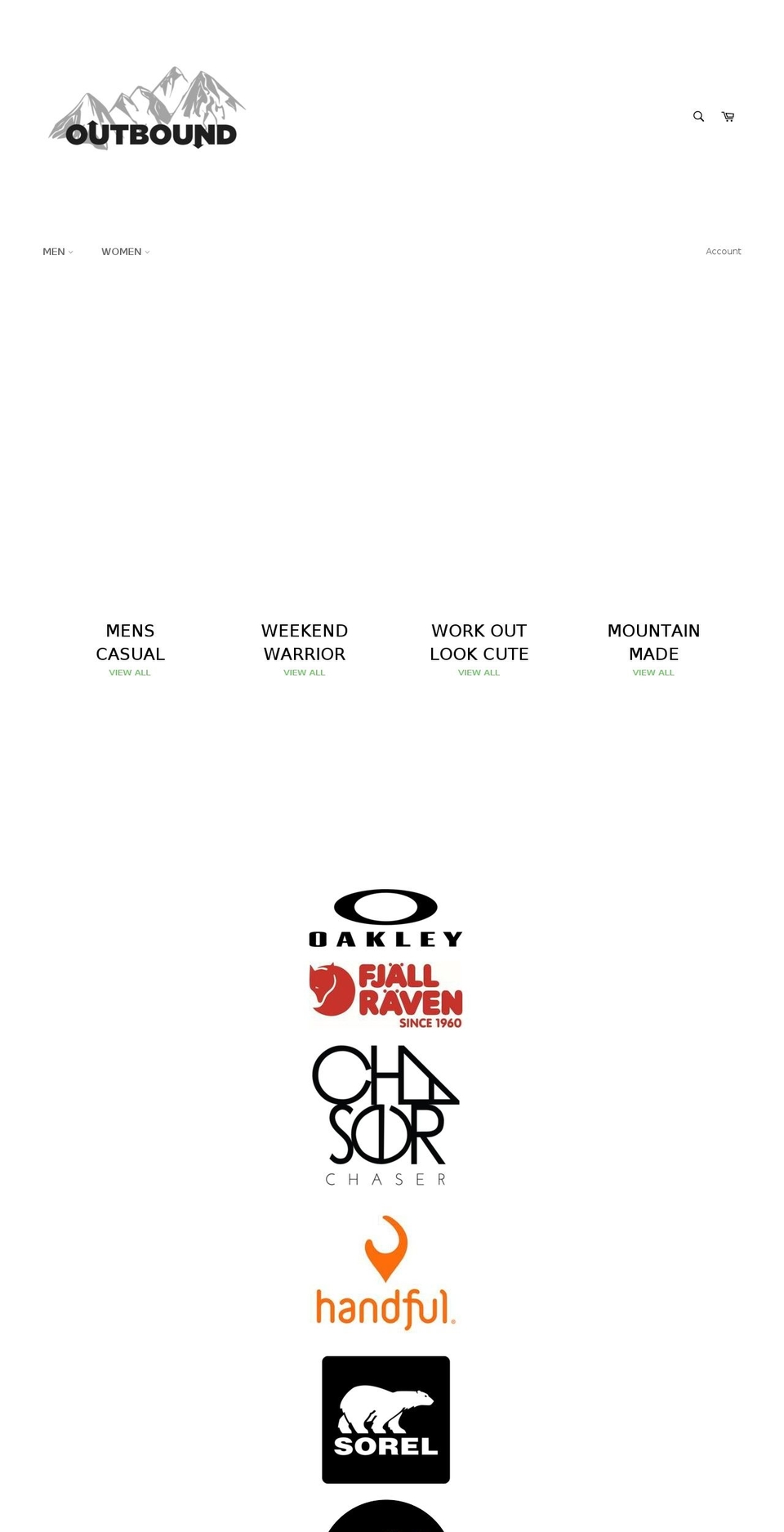 outboundalways.com — Shopify storefront screenshot