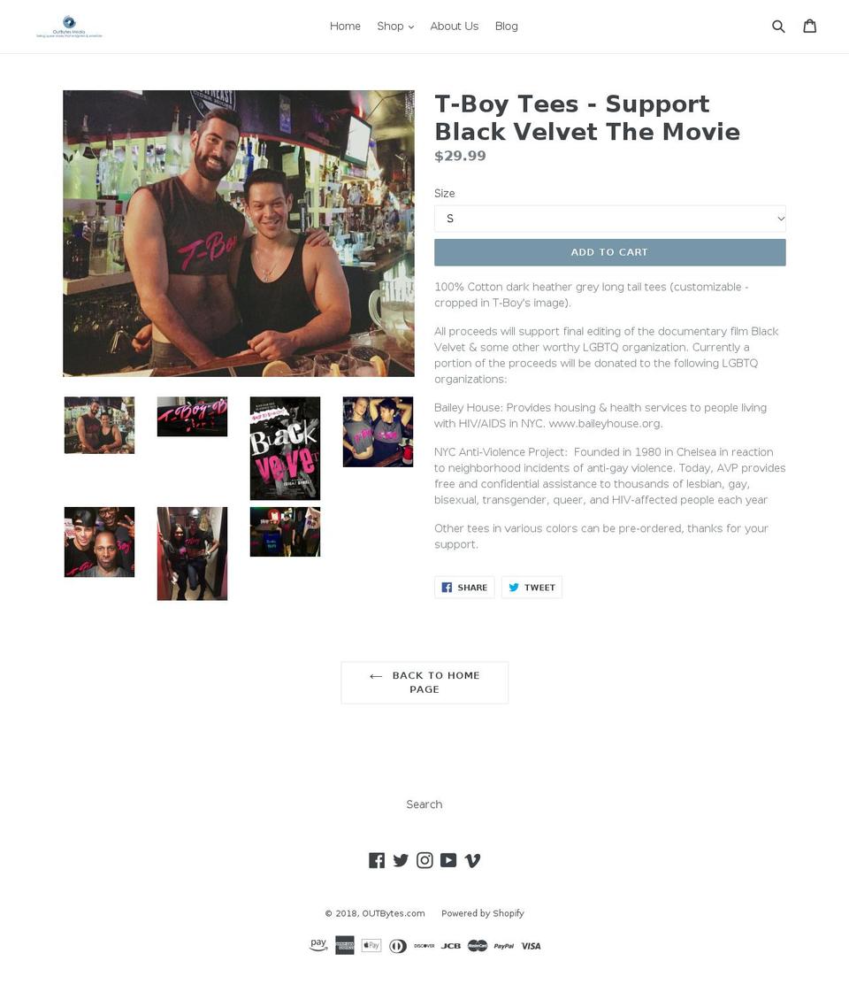 outbytes.com — Shopify storefront screenshot