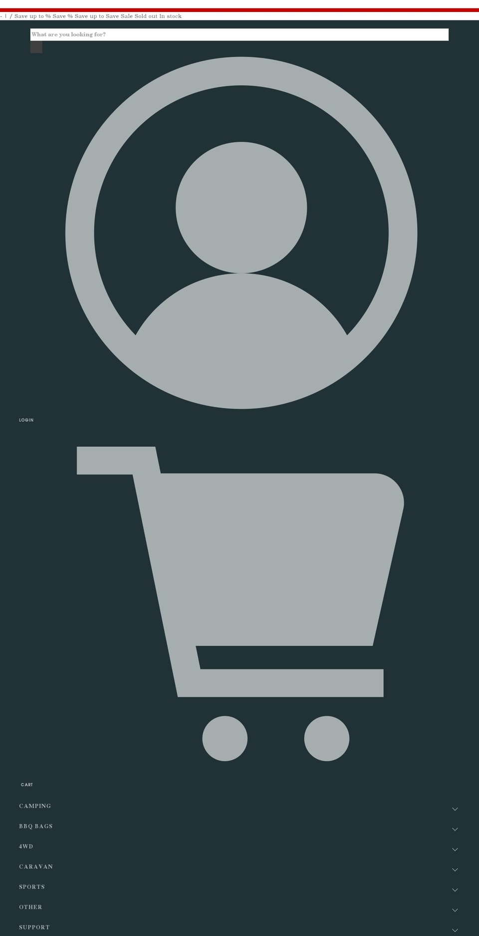outcamp.com.au shopify website screenshot