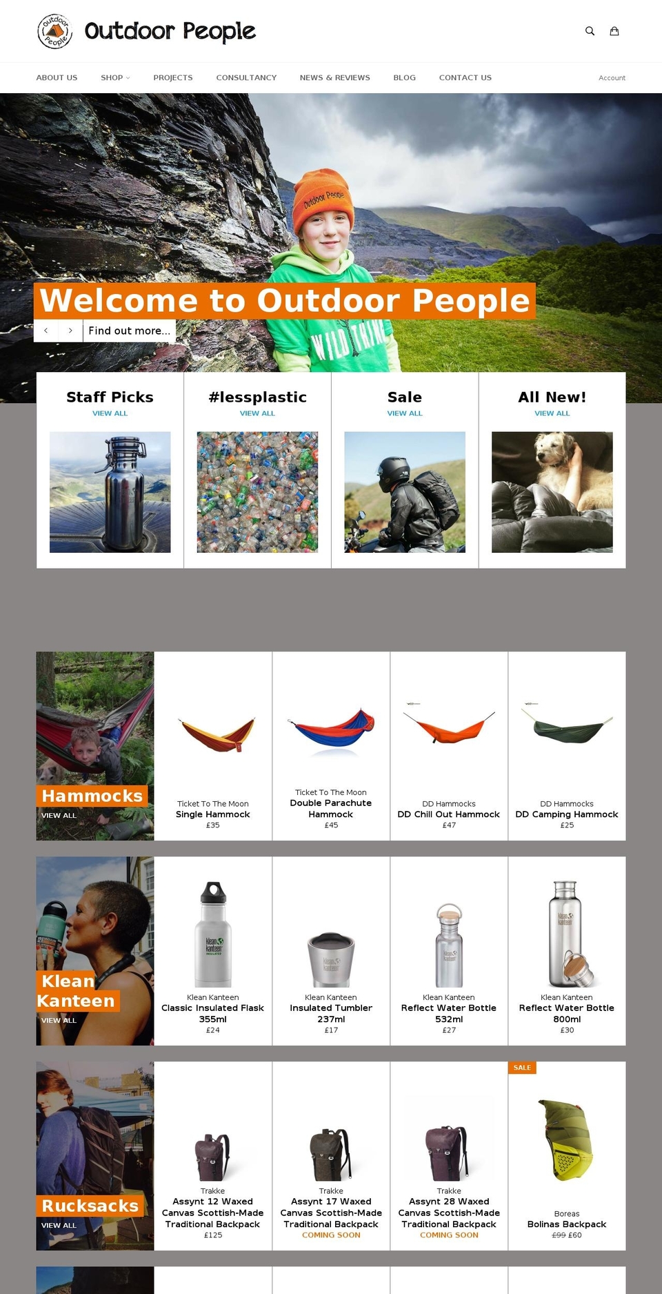 outdoor-people.com shopify website screenshot