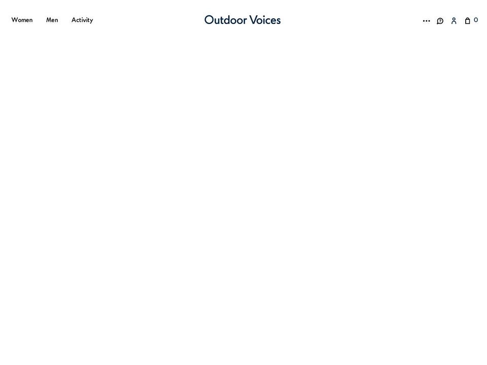 outdoor-voices.com — Shopify storefront screenshot