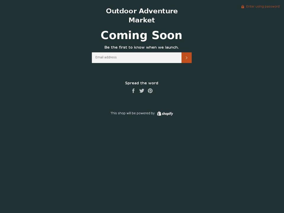 outdooradventuremarket.com — Shopify storefront screenshot