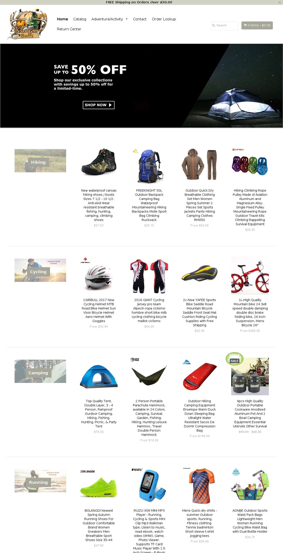 rs-sales-theme-2-1-master Shopify theme site example outdoorbuffs.com