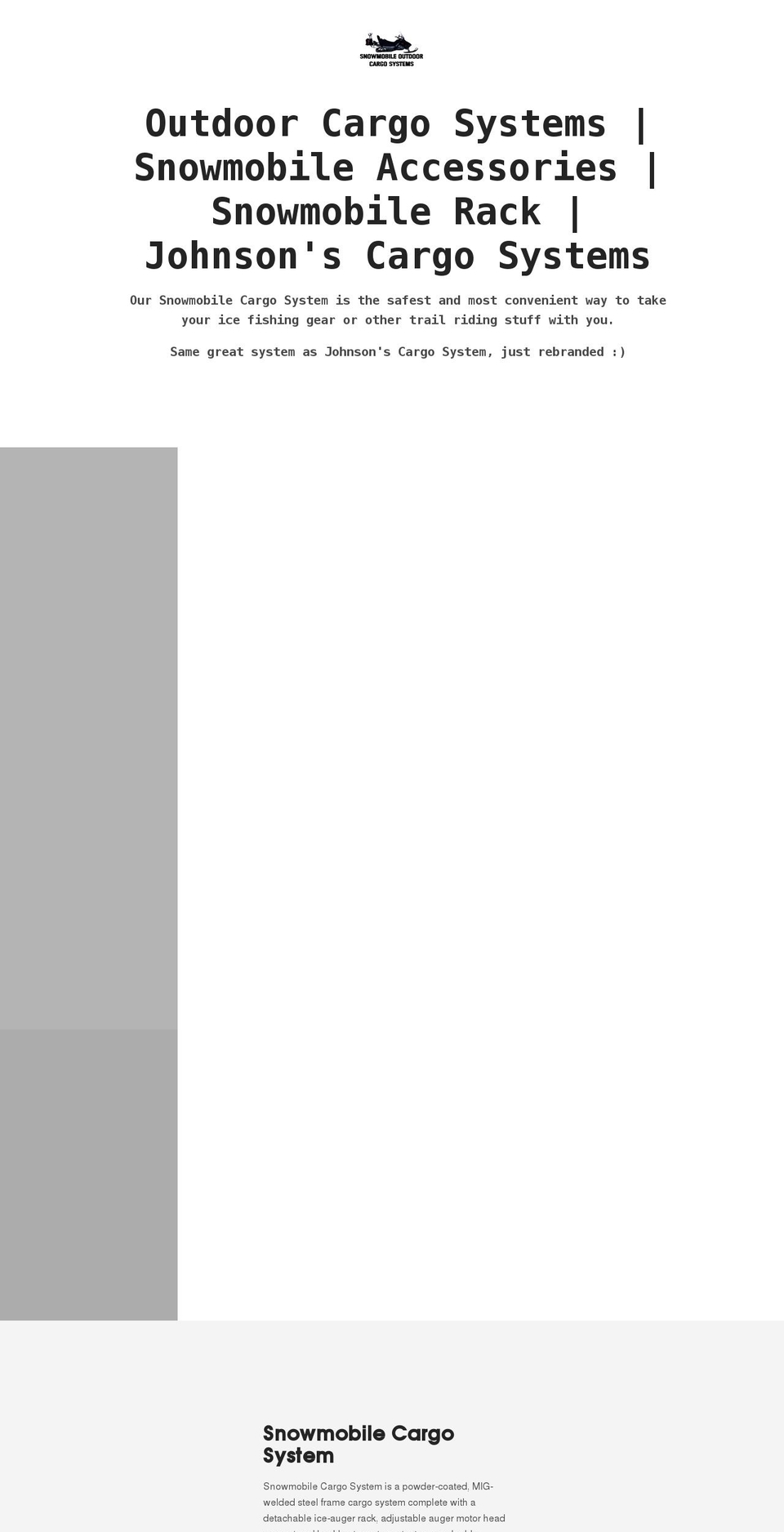 outdoorcargosystem.com shopify website screenshot