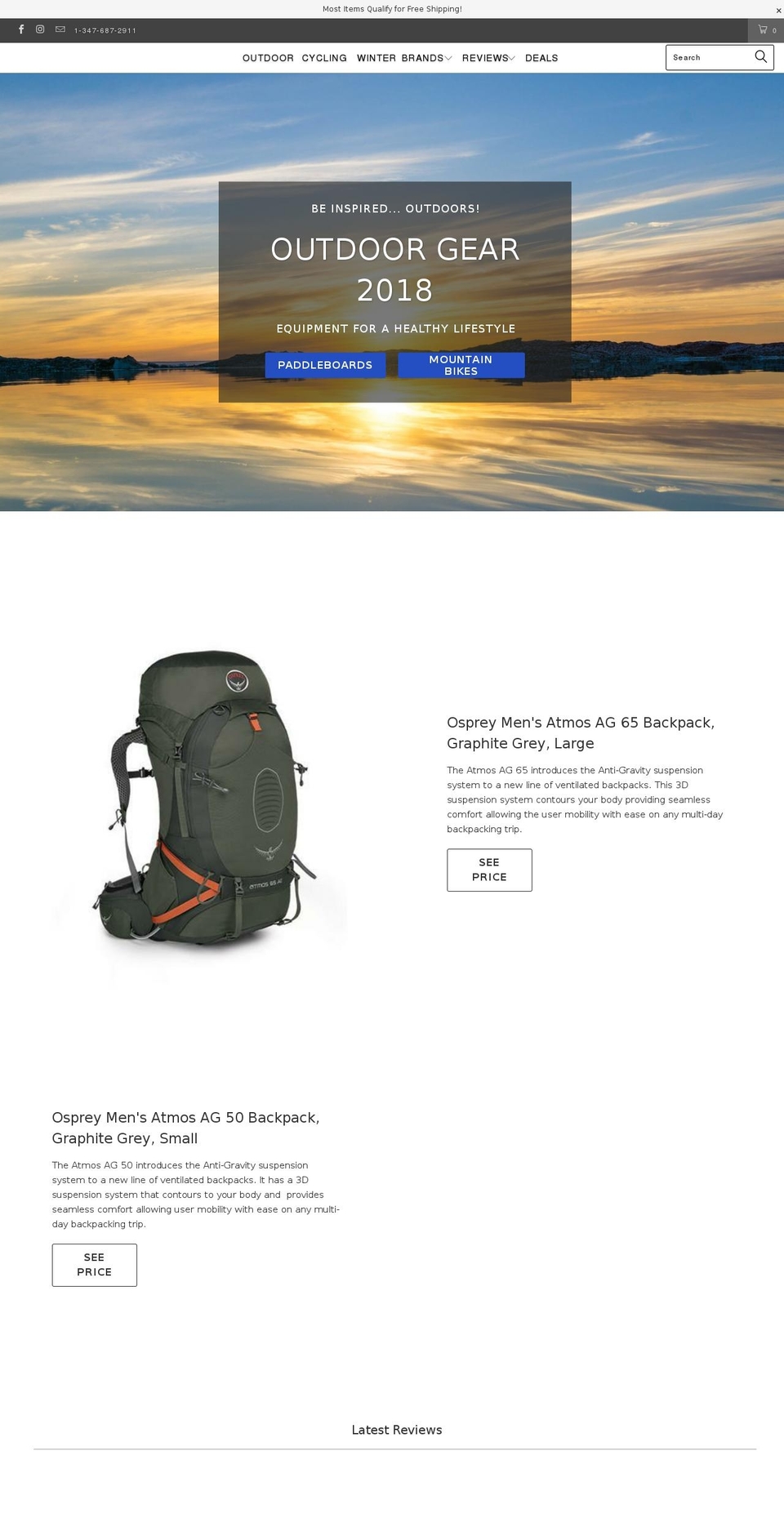 outdoorchimp.com shopify website screenshot