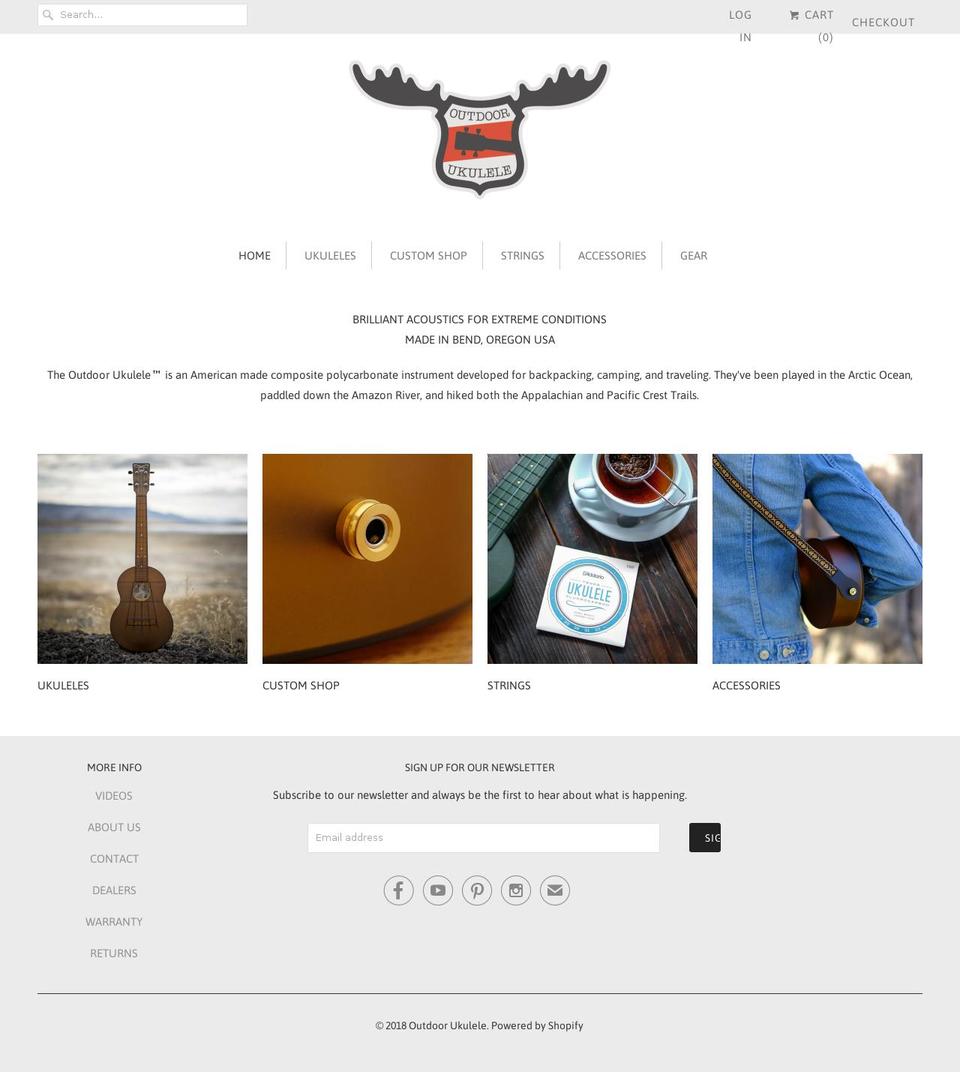 outdoorguitar.com — Shopify storefront screenshot