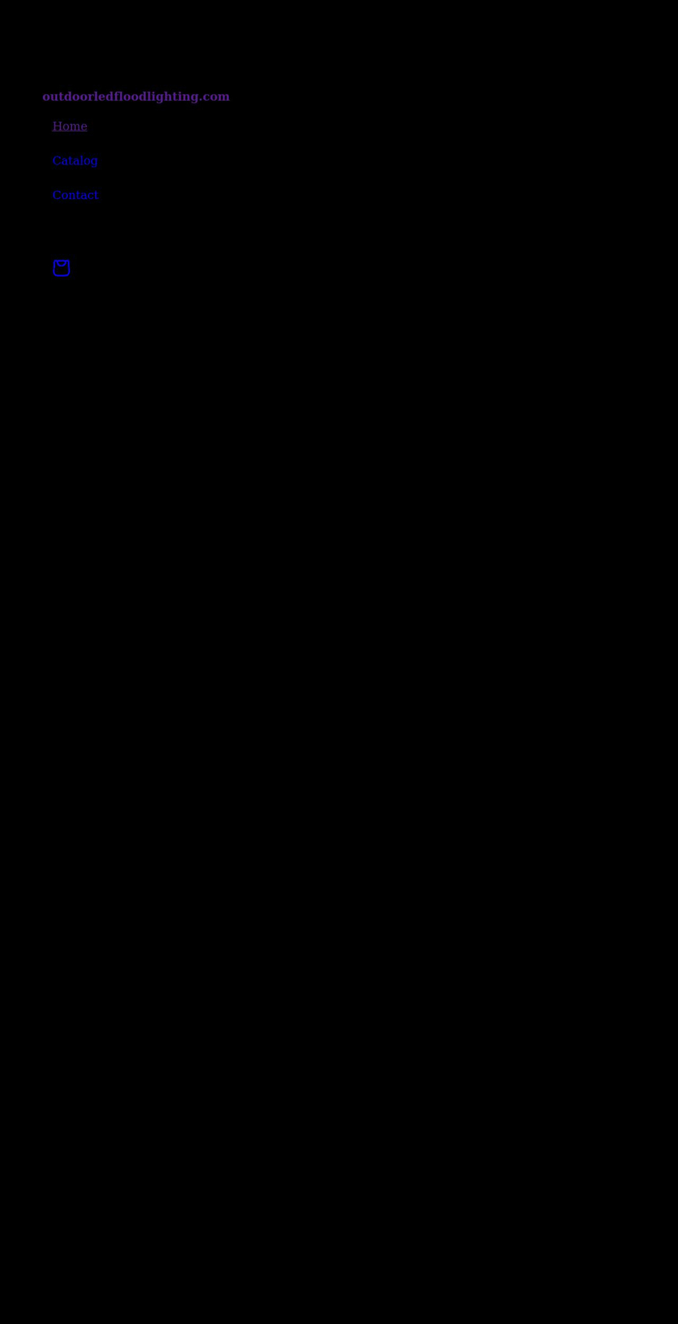 outdoorledfloodlighting.com shopify website screenshot
