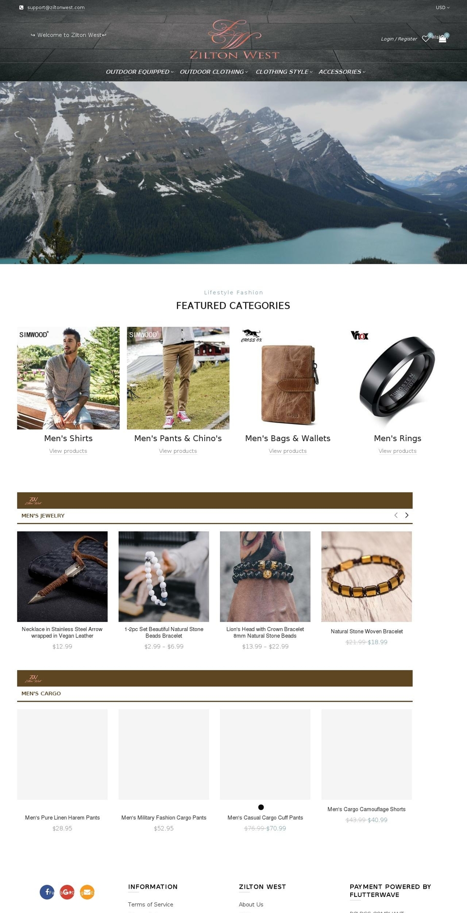 outdoorlifestyle.co shopify website screenshot