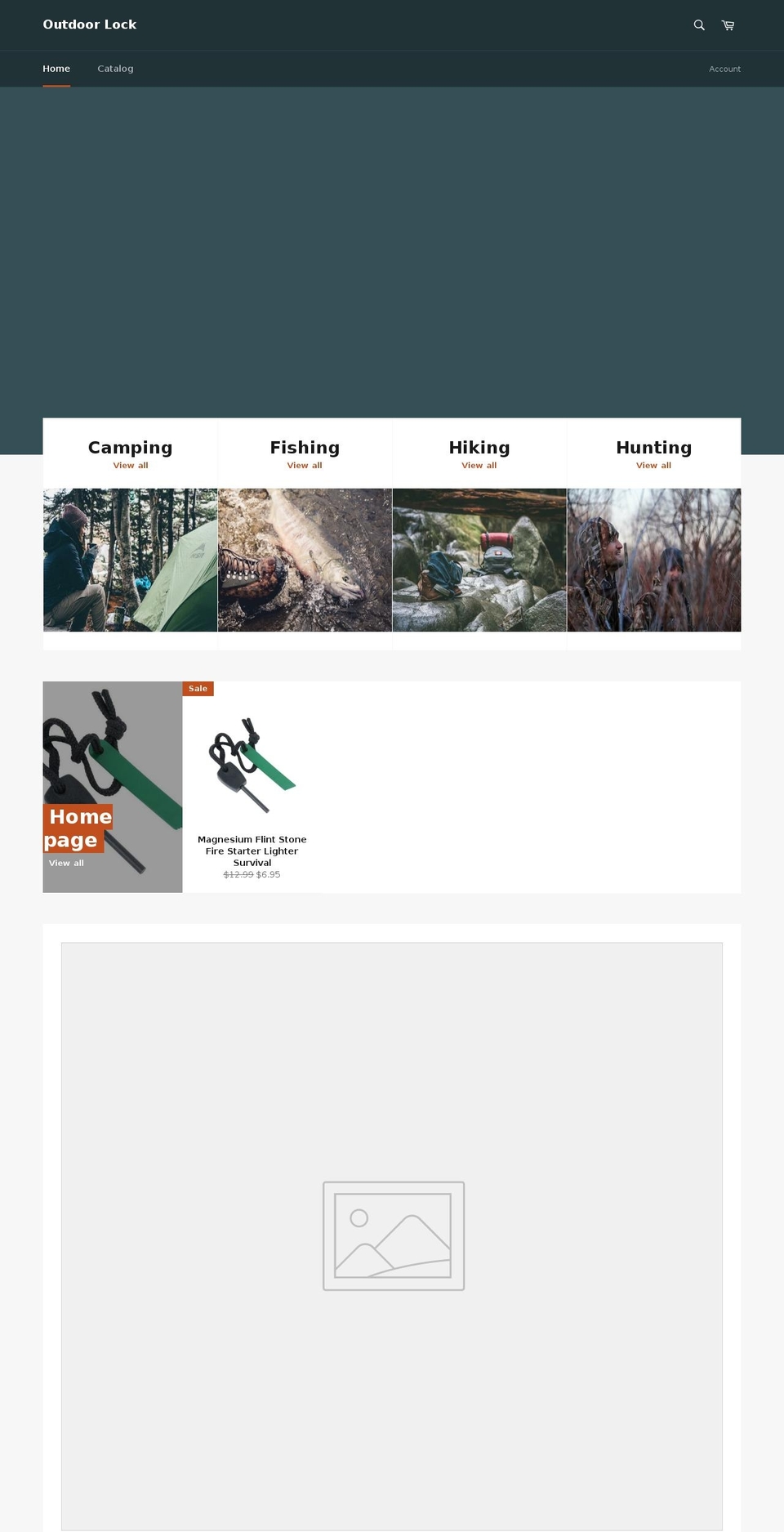 outdoorlock.com — Shopify storefront screenshot