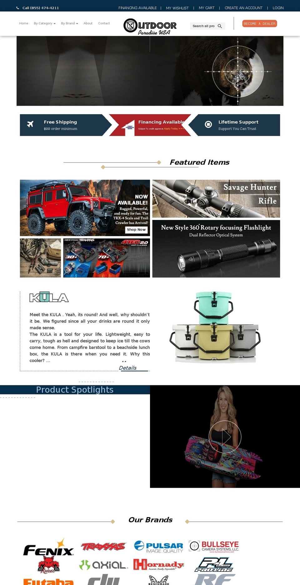 outdoorparadiseusa.com shopify website screenshot