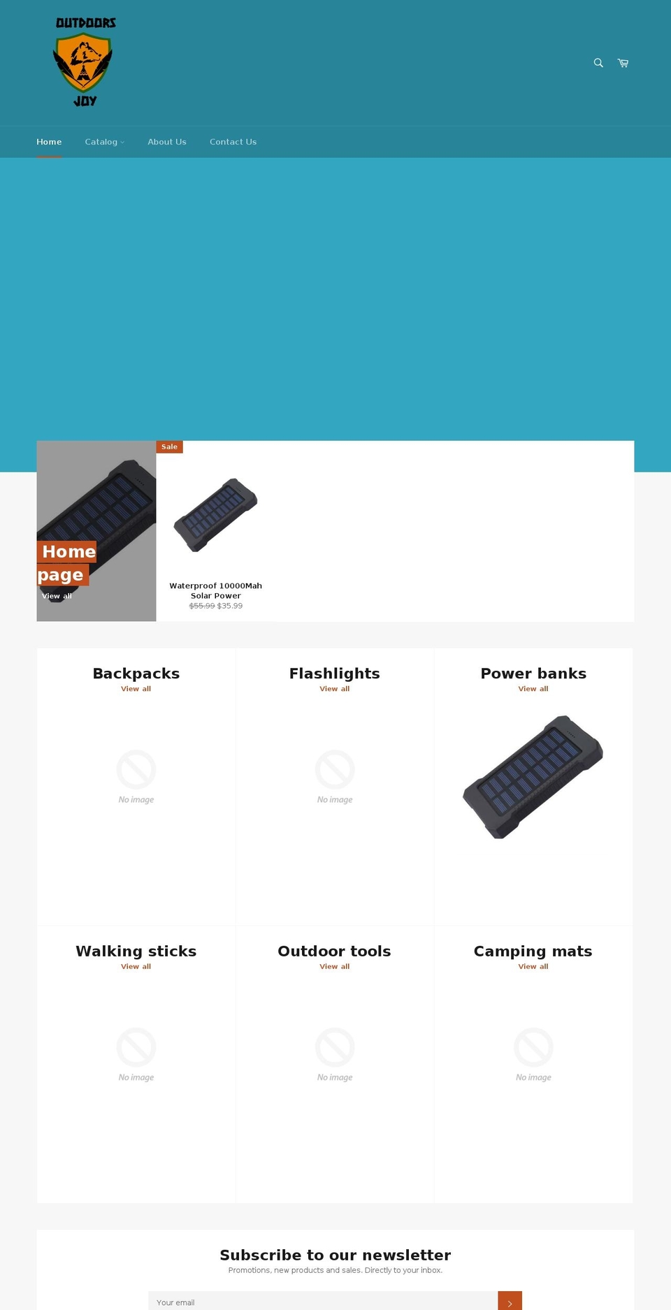 outdoorsjoy.com — Shopify storefront screenshot