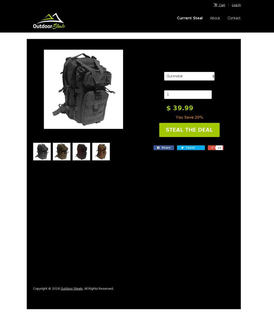 outdoorsteals.com — Shopify storefront screenshot