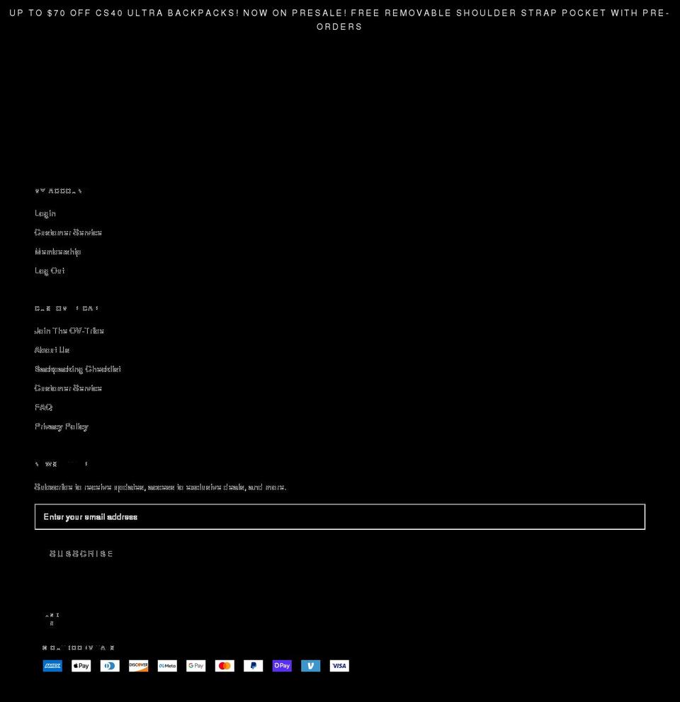 outdoorvitals.com shopify website screenshot
