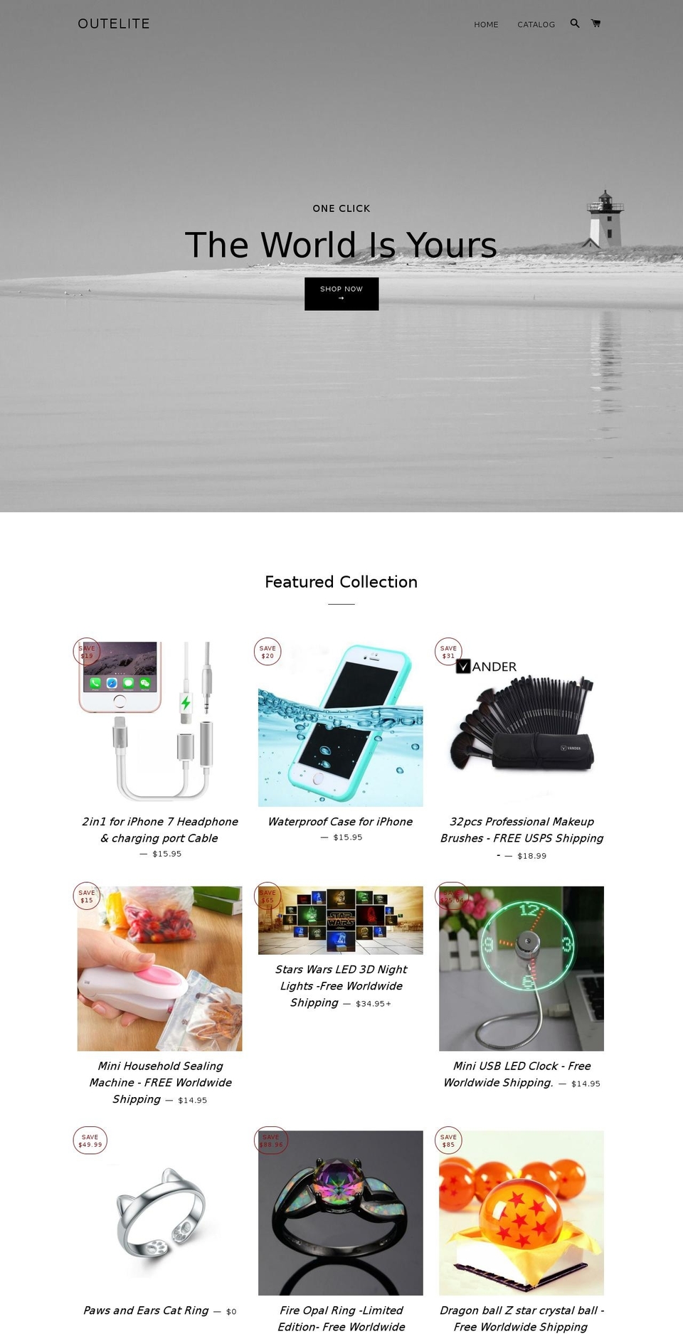 outelite.com shopify website screenshot