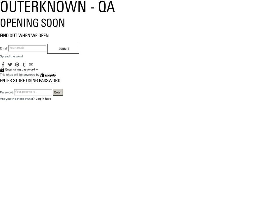 outerknown-qa.myshopify.com shopify website screenshot