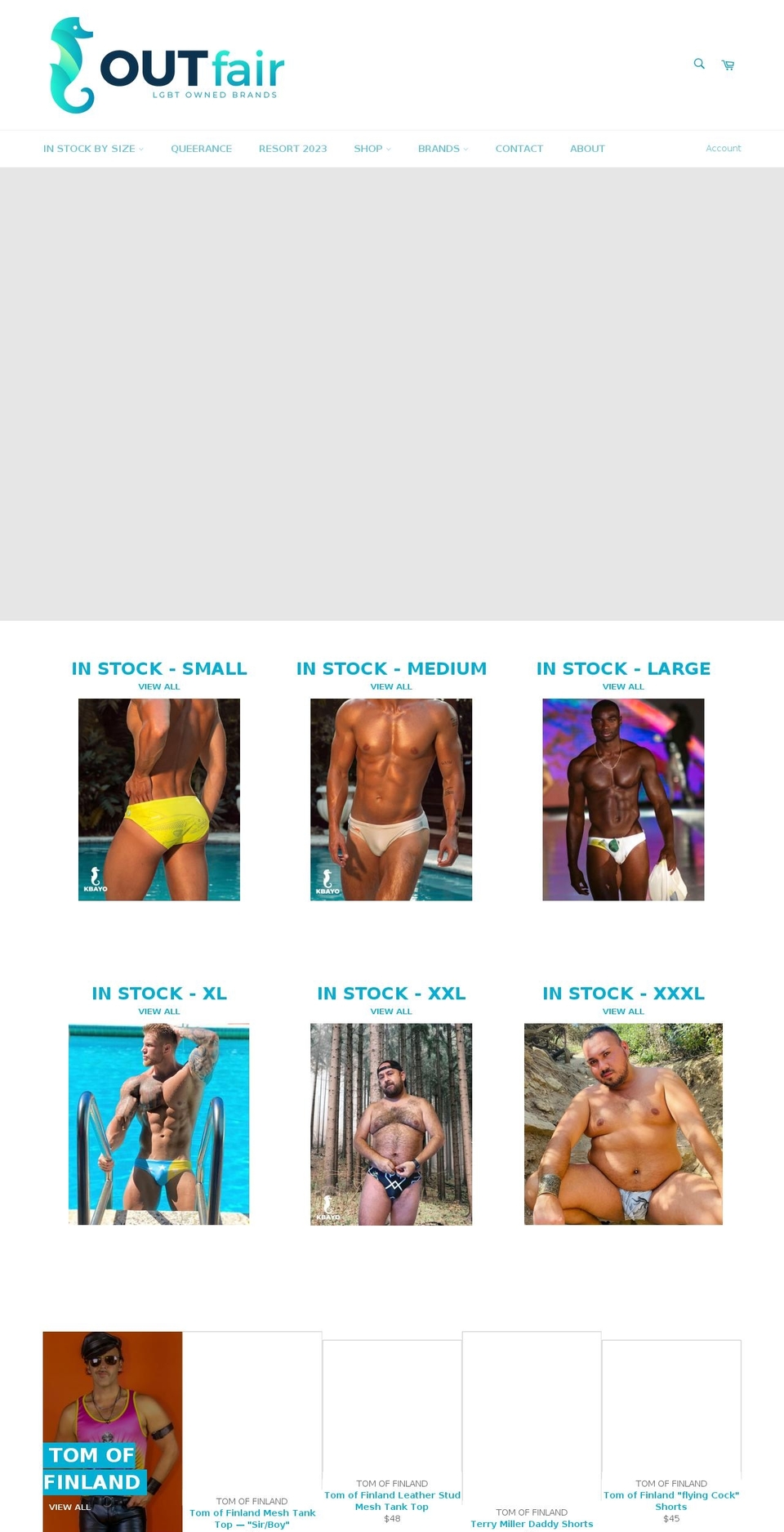 outfair.com shopify website screenshot