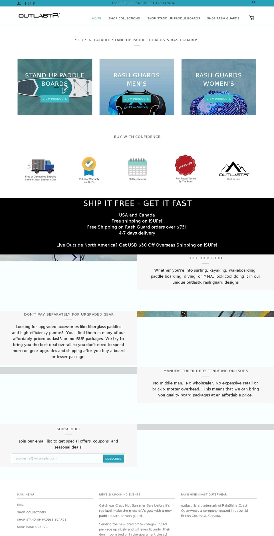 Live Version 20180604 UPD 20180726 Shopify theme site example outlastr.com