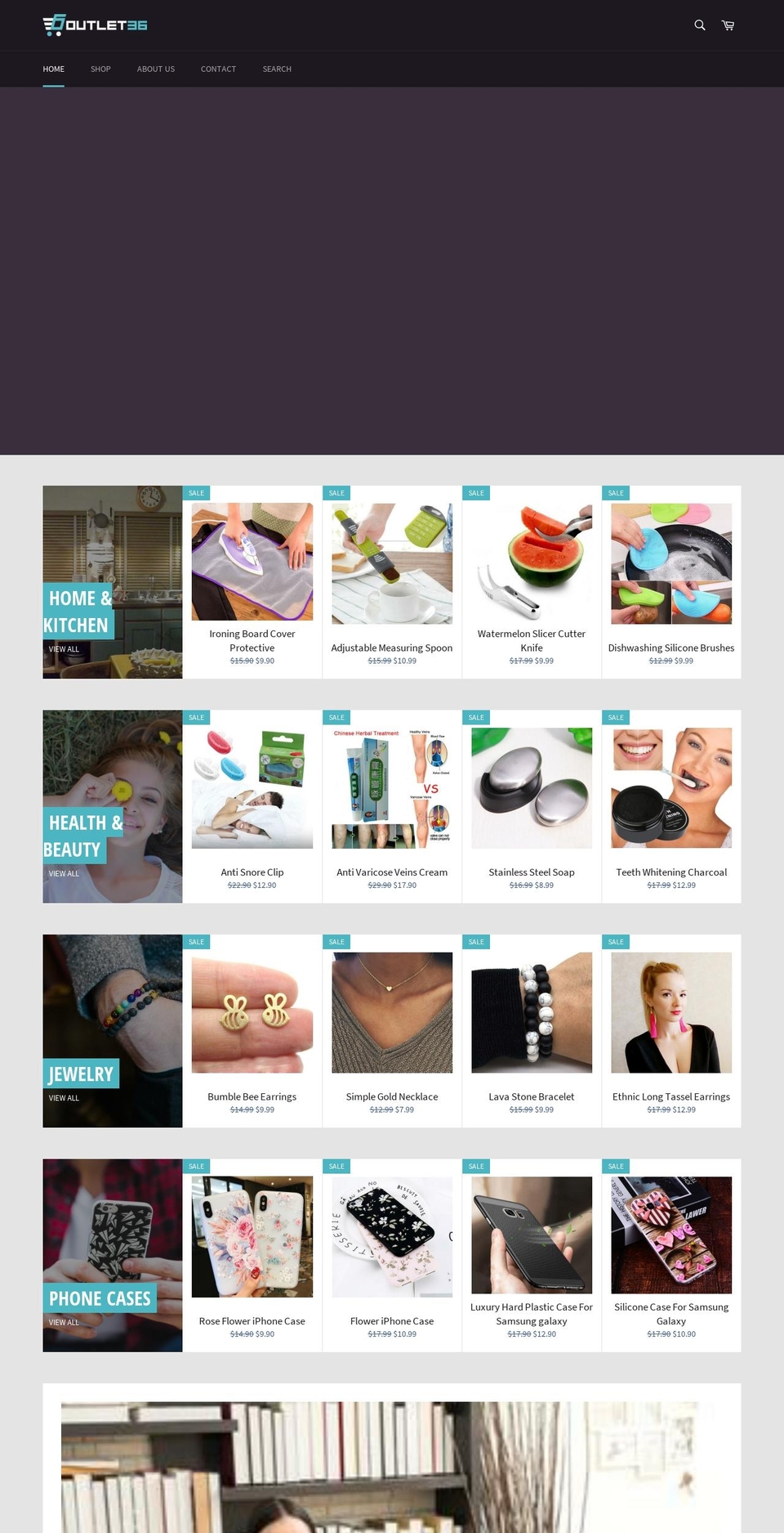 outlet36.com — Shopify storefront screenshot
