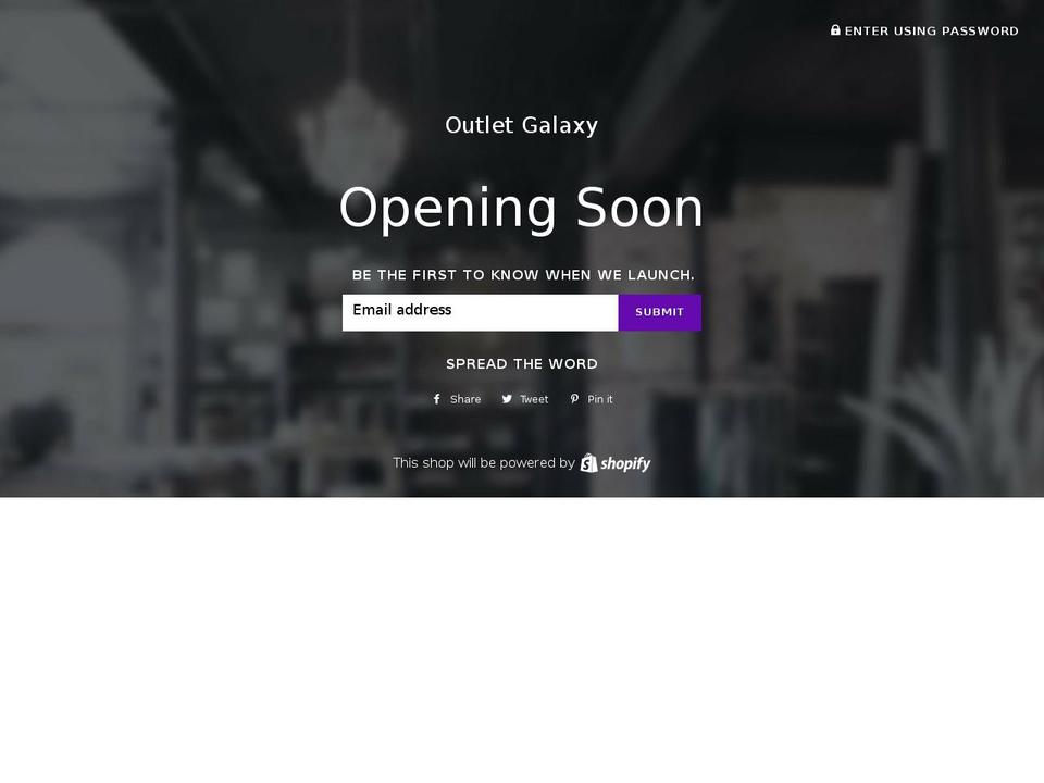 outletgalaxy.com — Shopify storefront screenshot