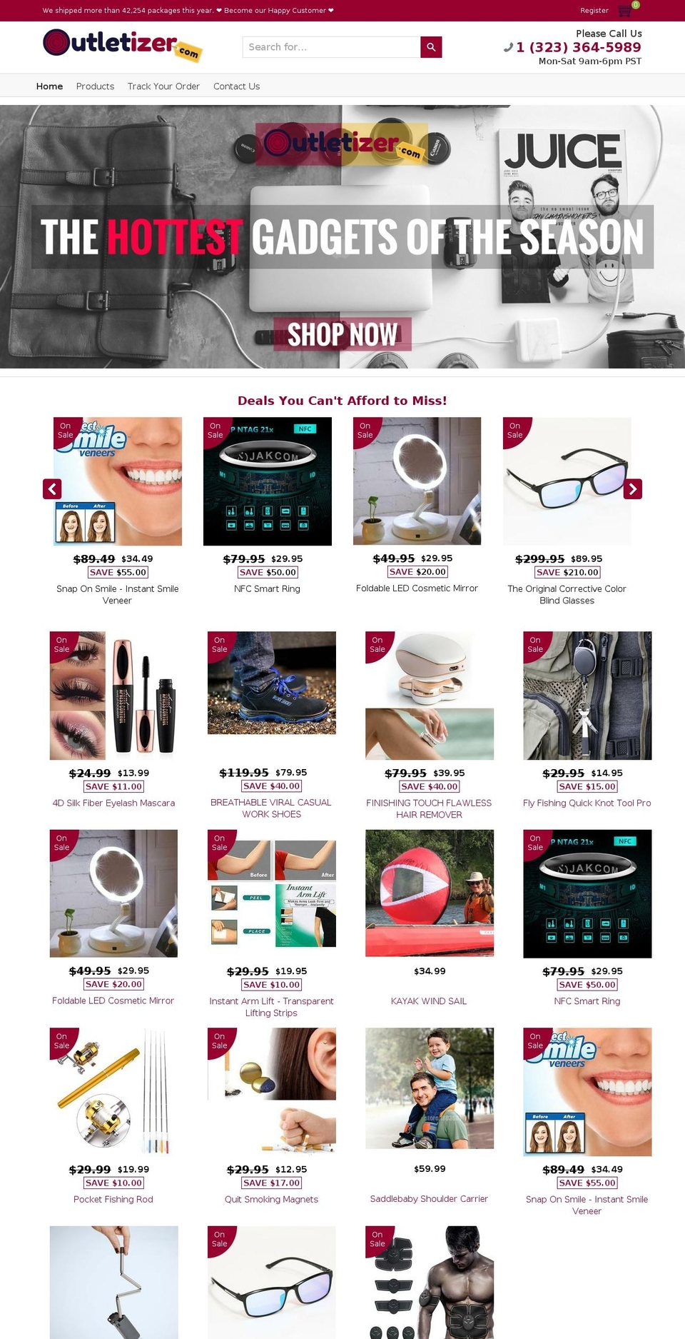 outletizer.com — Shopify storefront screenshot