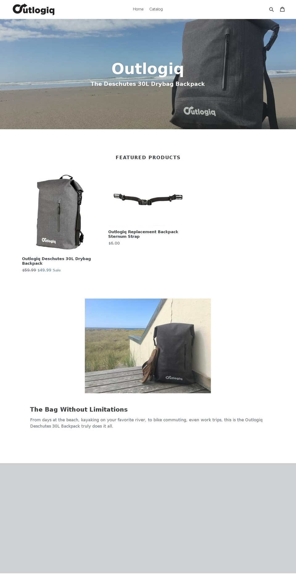 outlogiq.com — Shopify storefront screenshot
