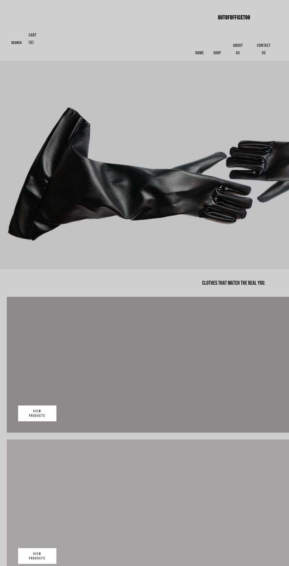 outofofficetoo.com shopify website screenshot