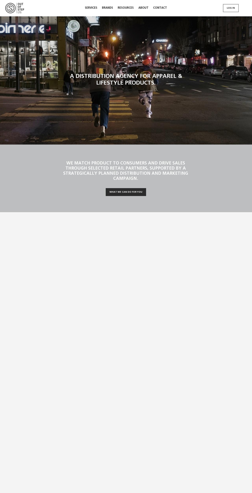 outofstep.ltd.uk shopify website screenshot