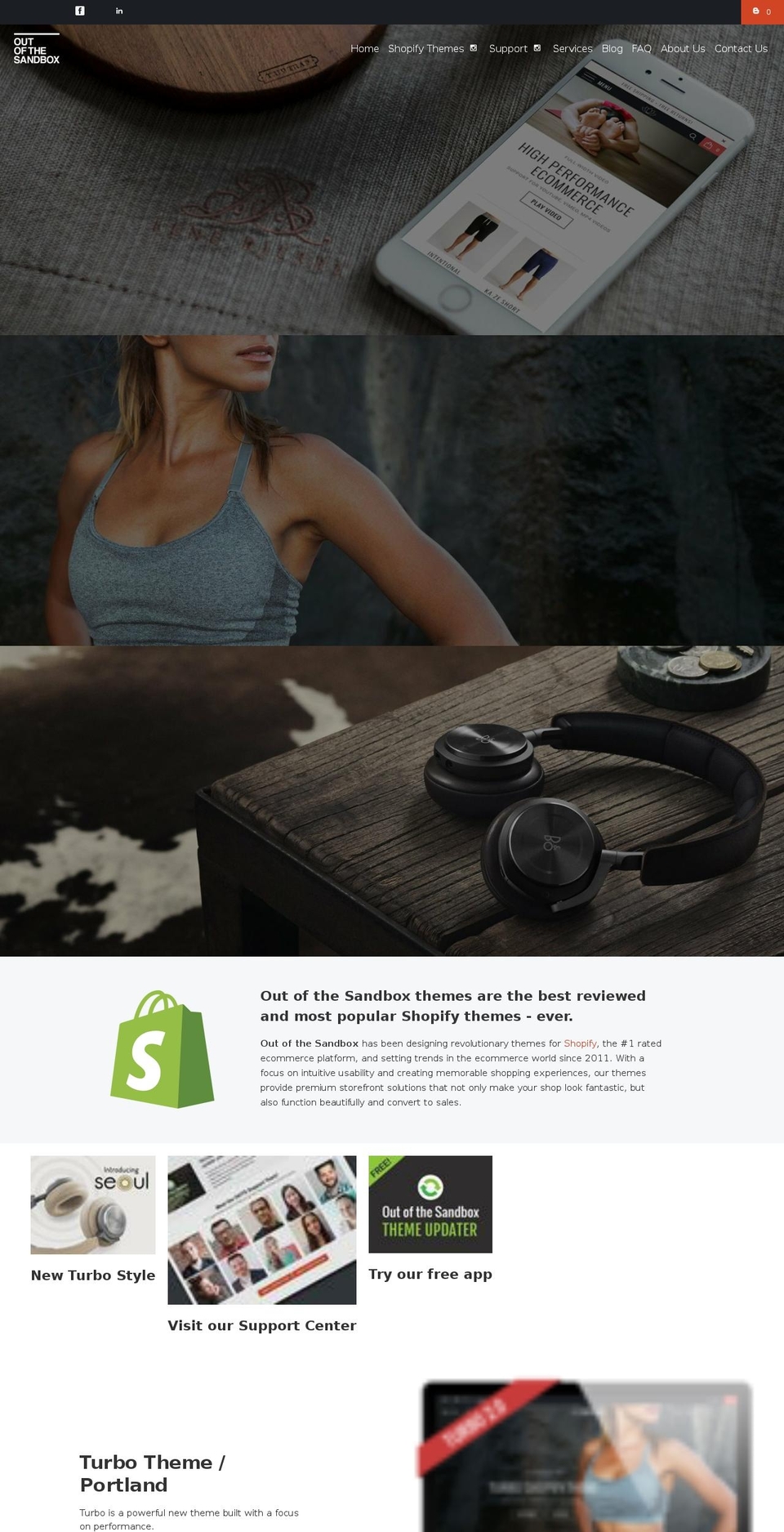 August Shopify theme site example outofthesandbox.com