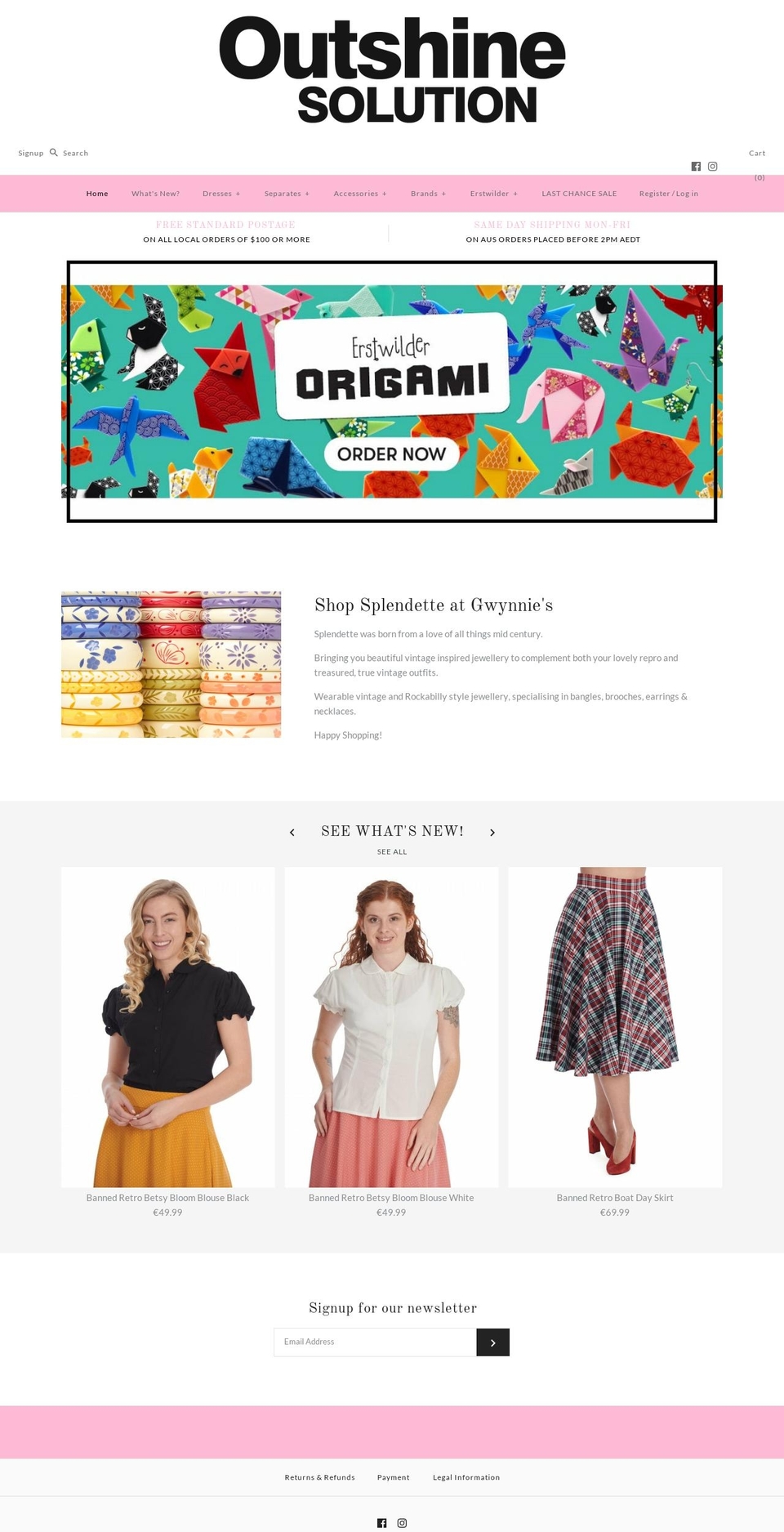 outshinesolution.com shopify website screenshot